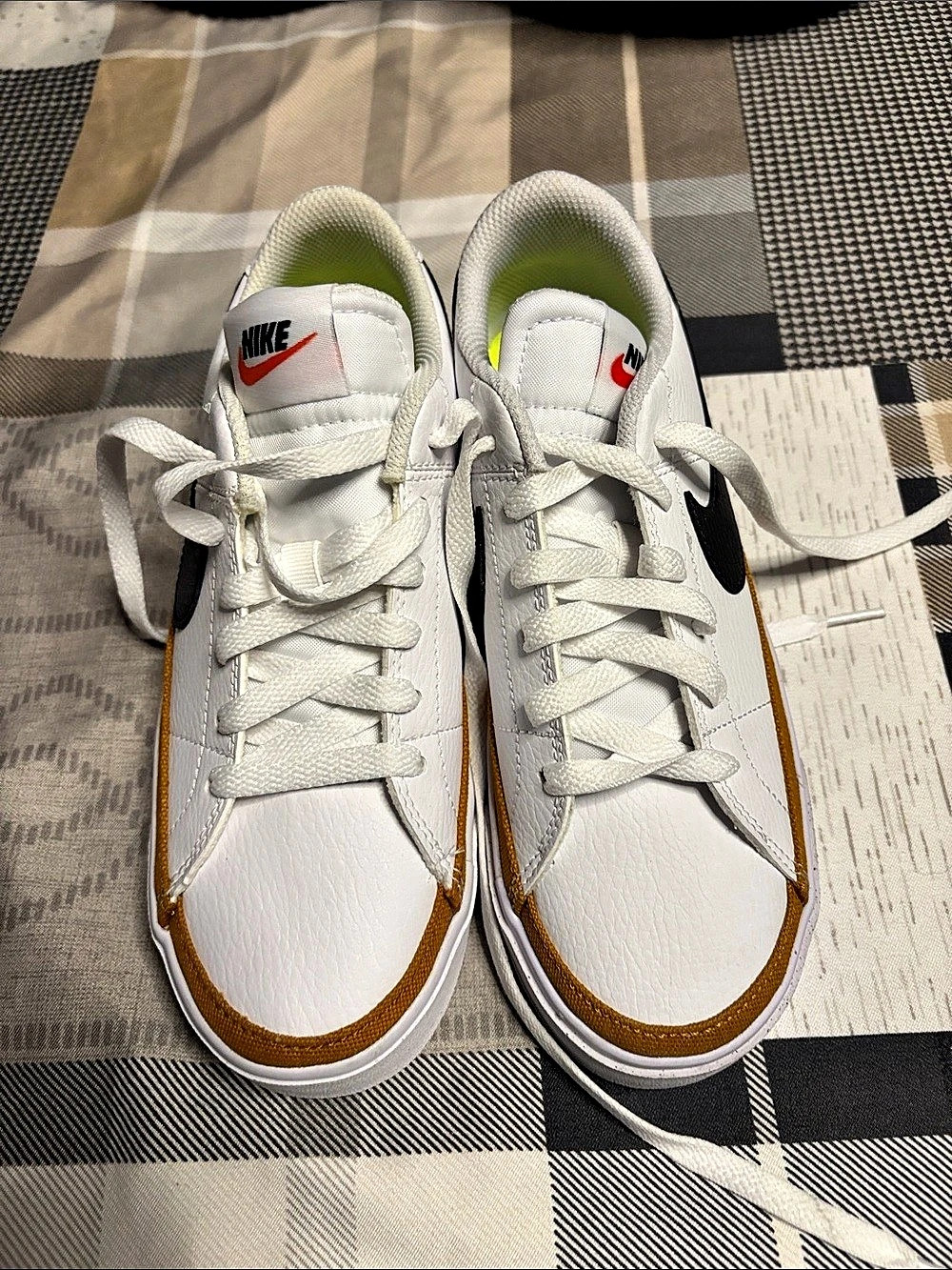 Nike Court Legacy Next Nature Women's Sneakers White & Brown US 6.5 New